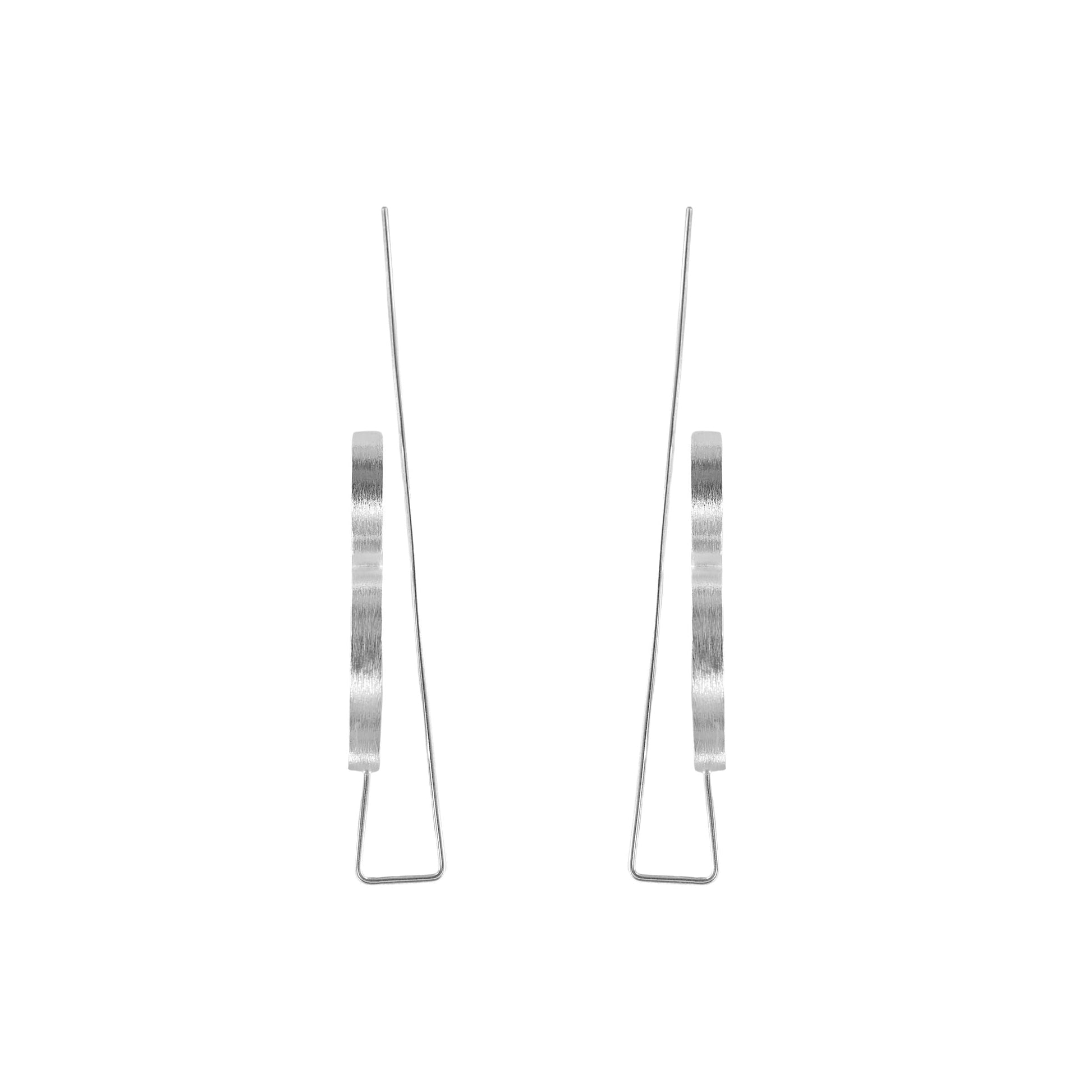 925 Silver Hoop Earrings image 1