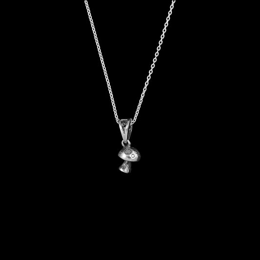 925 Silver  Mashroom Pendent image 1