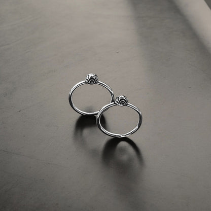 925 Silver Moti Toe Ring image 0