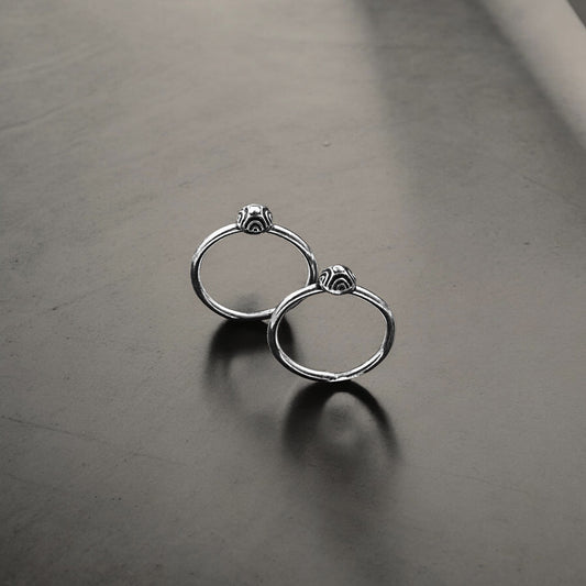 925 Silver Moti Toe Ring image 0