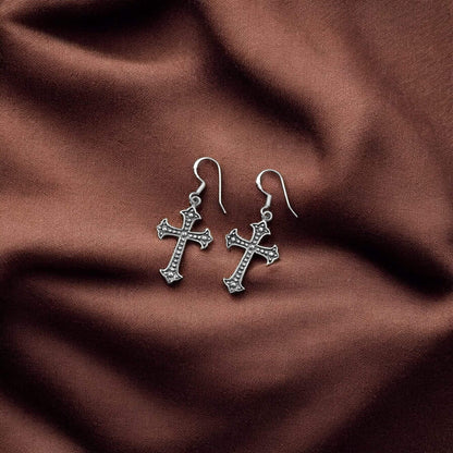 925 Silver Cross - Earring - 1 image 0