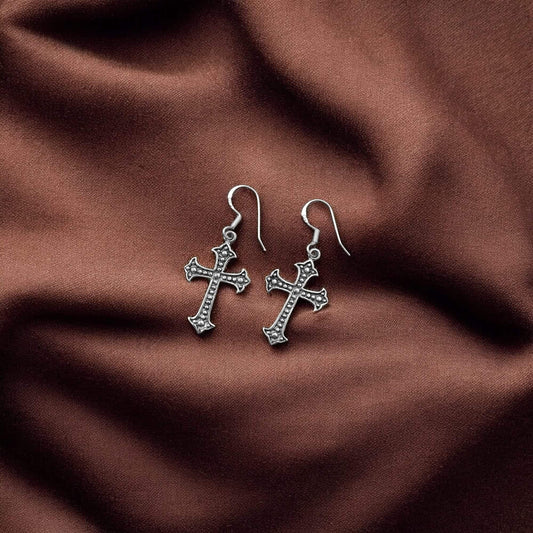 925 Silver Cross - Earring - 1 image 0