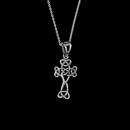 925 Silver  Cross Jali Pendent image 1