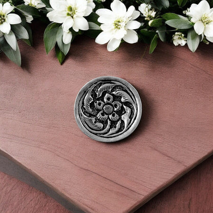 Eternal Flow Silver Ring (Circle Chittai) image 0