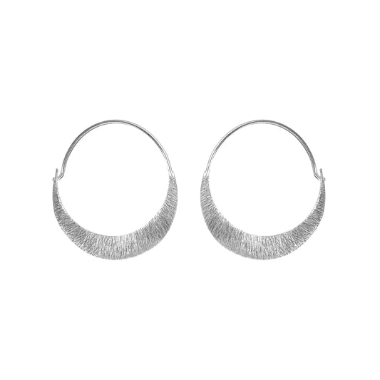 925 Silver Hoop Earrings image 0