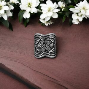 Queen?s Crown Silver Ring (Mukut Chittai)