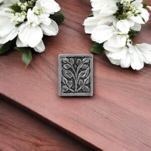 Divine Pathway Silver Ring (Rectangle Chittai)